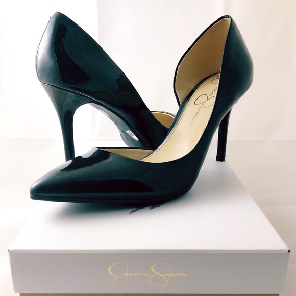 Jessica Simpson Shoes - Jessica Simpson Black Livvy Heels Size 9.5